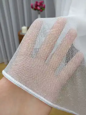 Sade Tül Perde - Beyaz