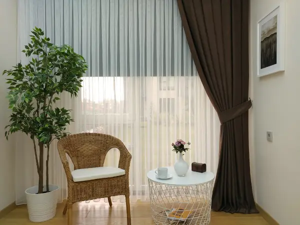 Soft Açık Kahve Fon Perde (150)- Kahve Açık