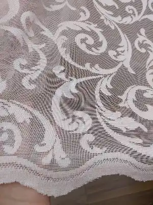 Pudra Pembe Sarmaşık Desenli Boncuklu Mekanizmalı Fon Perde 1 Tkm(2 Kanat)620 Tl Yerine Sadece 229 Tl- Pembe Pudra Pembe