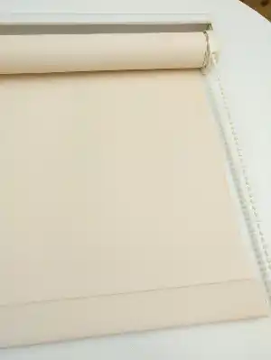 Stor Perde Mat Pastel Serisi (pvc Kaplama) Kalın Dokulu- Krem Koyu