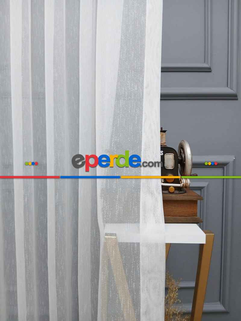 Oturma Odası - Exculusive Mimoza Ütü İstemez Kırışmaz Sade Tül Perde