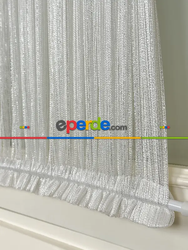 2025 Yeni Sezon Grz Gümüş Simli Briz Tül Perde