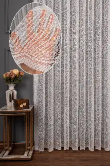 Kar Desen Örme Tül Perde 1165