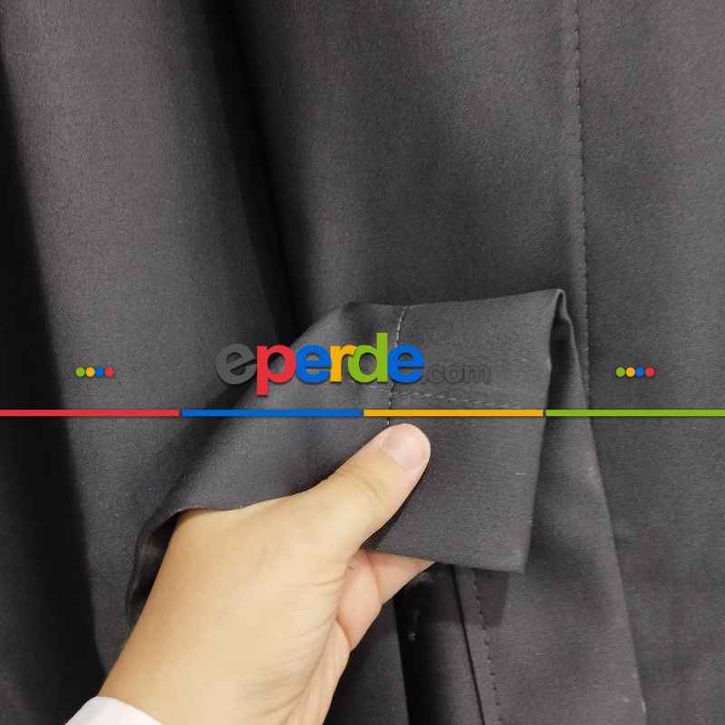 Yatak Odası - Geniş Enli Blackout Karartma Perdeler 33 Renkli - Siyah Krem Kahve Antrasit Mavi Perdeler