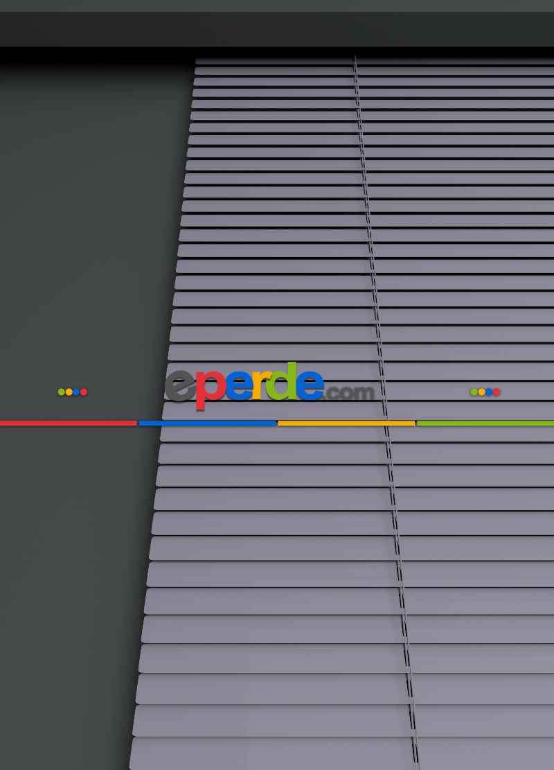 Mutfak - 1. Kalite Lila- Alüminyum Jaluzi Perde - 25mm Kalınlığında