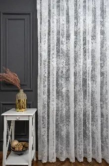 Bulut Tül Exculusive Micro Örgü Tül Perde Beyaz