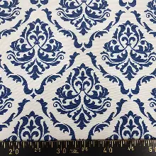 Yatak Odası - Etnik Desenli Fon Perde K415-2 Kumaşı Kalındır Duck Bezi Değildir- Mavi