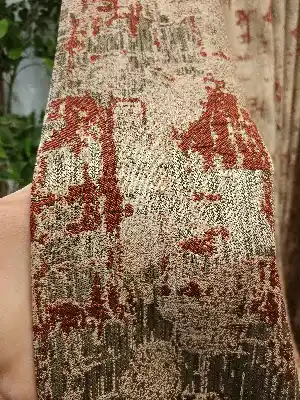 Modern Desenli Jakarlı Fon Perde- Gri-füme-antrasit-kiremit Rengi (ürün Yok)