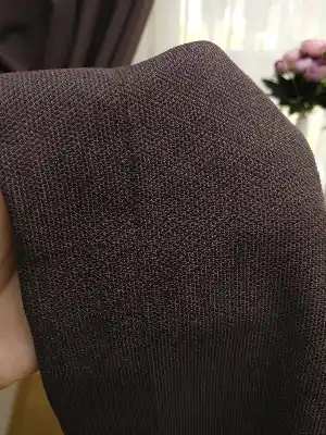 Kahve Renk Düz Fon Perde- Kahve