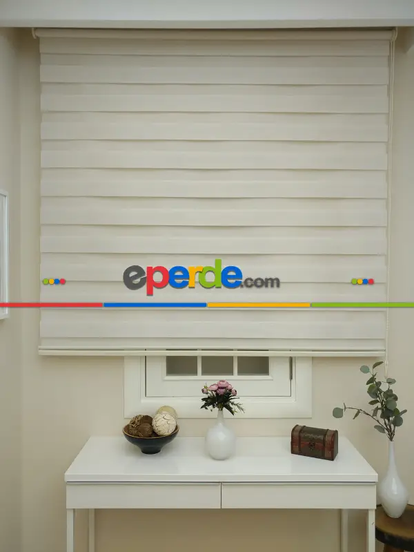 Salon Zebra Perde - Zebra Perde -bambu Zebra (eco Serisi )- Ekru