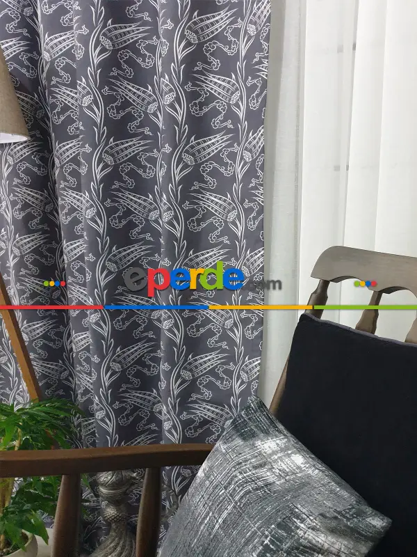 Mutfak Fon Perde- Beyaz