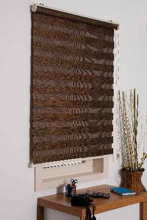 #üreticifirma %40 İndirimli!!! Kalın Bambu Lüx Kahverengi Zebra Perde Ozel Fiyat- Kahve