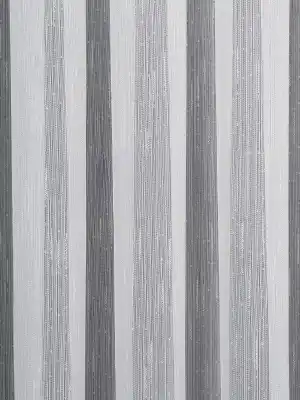 Bambu Zemin Noktalı Ve Çizgili Simli Düz Tül Perde Gramajlı