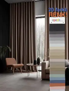 %100 Karartma (blackout) Fon Perde - Ağır Gramajlı Premium Kalite Serisi