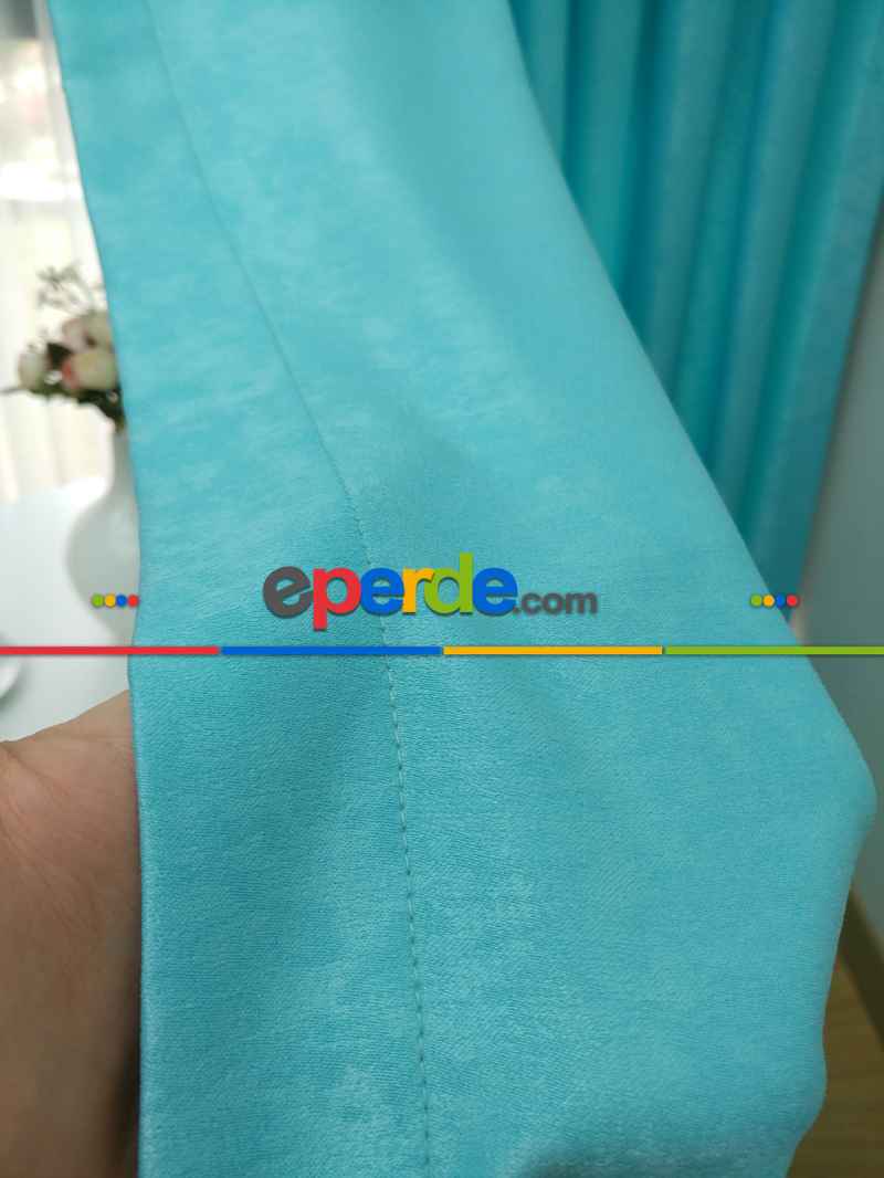 Soft Fon Perde- Turkuaz