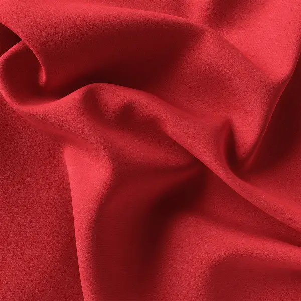 Kadife Dokulu Fon Perde Pilesiz Tek Kanat Kırmızı