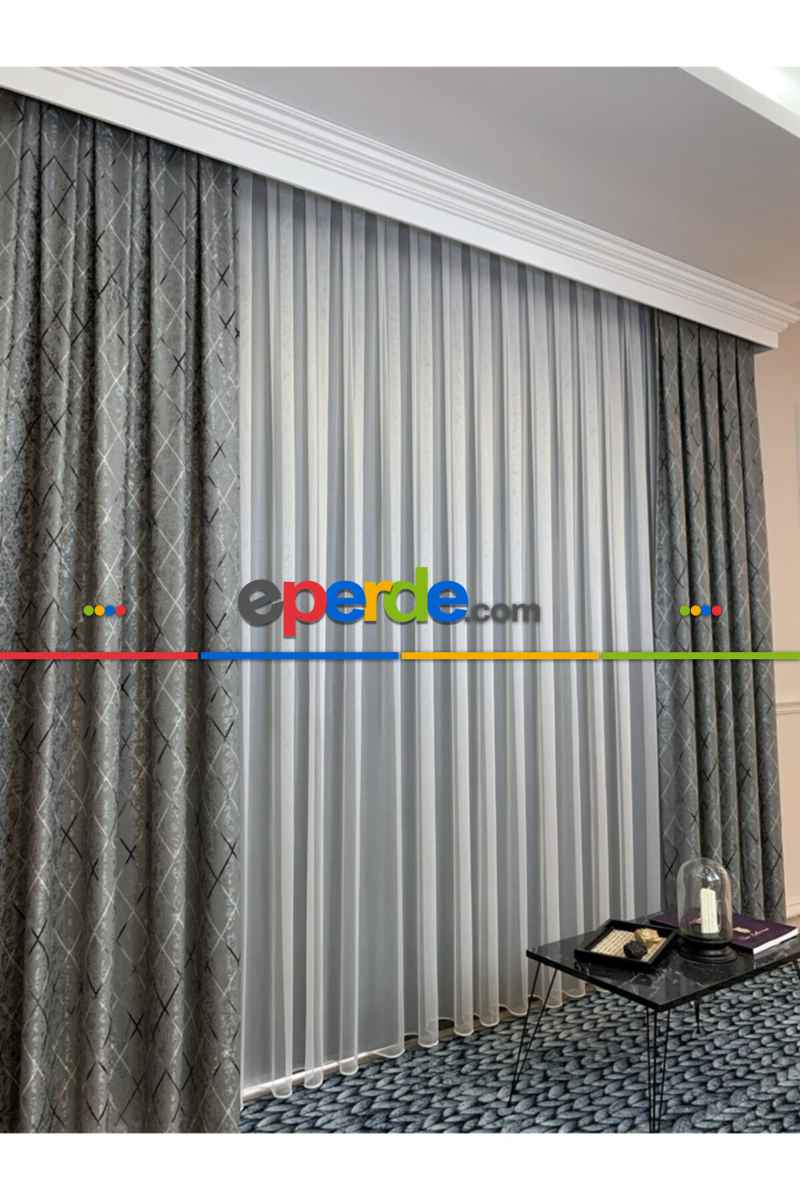 Brillant Fon Perde Livalorent Yeni Model Renk Tasarım Kanat Perde Yan Perde