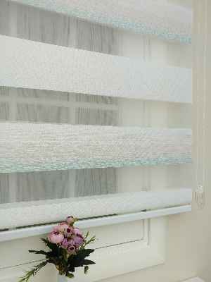 Renk Geçişli Degrade Detaylı Zebra Perde 2021 Elit- Yavru Ağzı-mint-ekru