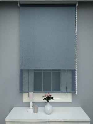 Çiftli Sistem Tül Stor- Lacivert