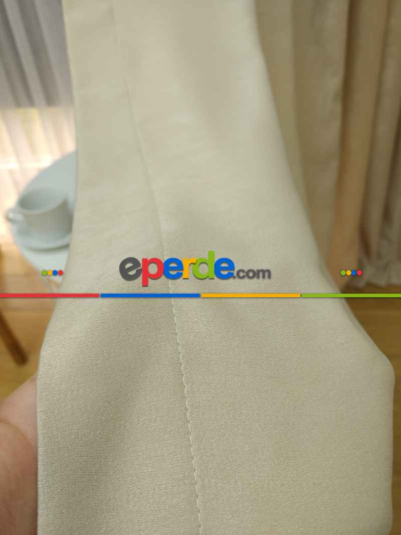 Soft Bej Fon Perde (150)- Bej