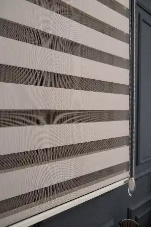 Yüksek Kalite Alüminyum Malzeme, Bej Rengi Zebra,