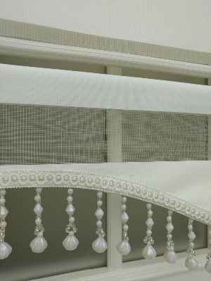 Zebra Perde - Düz Kalın Dokuma Zebra Eco- Krem Açık-Ekru