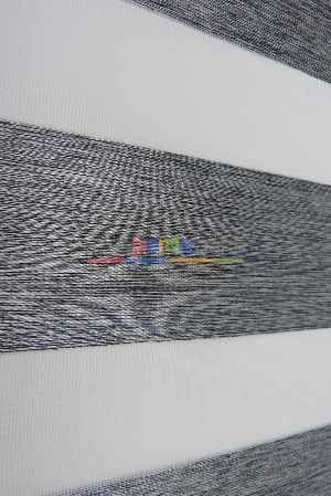 Işık Geçirmez Karartma Zebra Perde Blackout Bambu Kumaş 2021- Gri-füme-antrasit-gri Açık