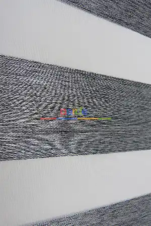 Işık Geçirmez Karartma Zebra Perde Blackout Bambu Kumaş 2021- Gri-füme-antrasit-gri Açık