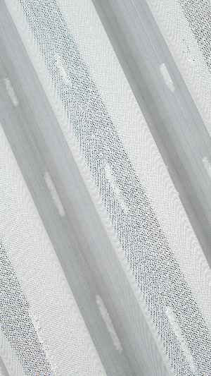 Düz Sade Tül, Sade Çizgili Tül Perde, Modern Ütü İstemez Kırışmaz Tül Perde, Havana Gümüş