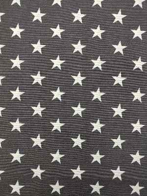 Yıldız Desenli Fon Perdekoyu Siyah Leke Tutmaz )- Siyah