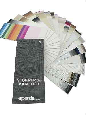 Düz Stor Perde Beyaz - Gri - Siyah- Siyah-gri-füme-antrasit-beyaz