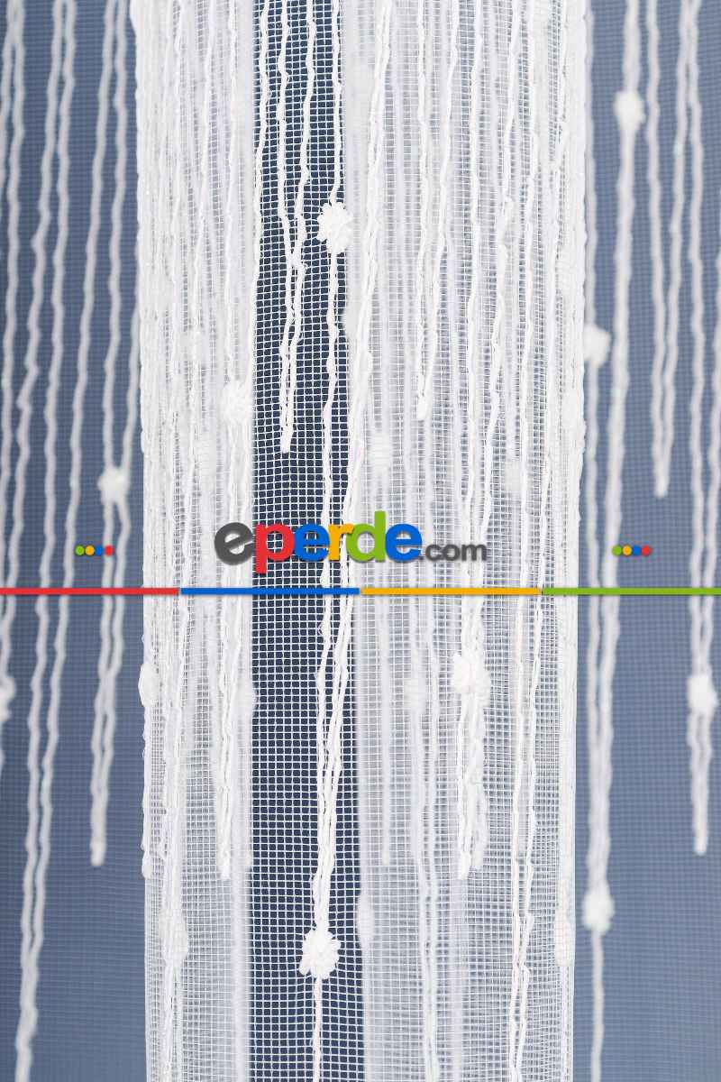 Salon Tül Modelleri - Elit Brode İşlemeli Tül Perde Özel Seri 101