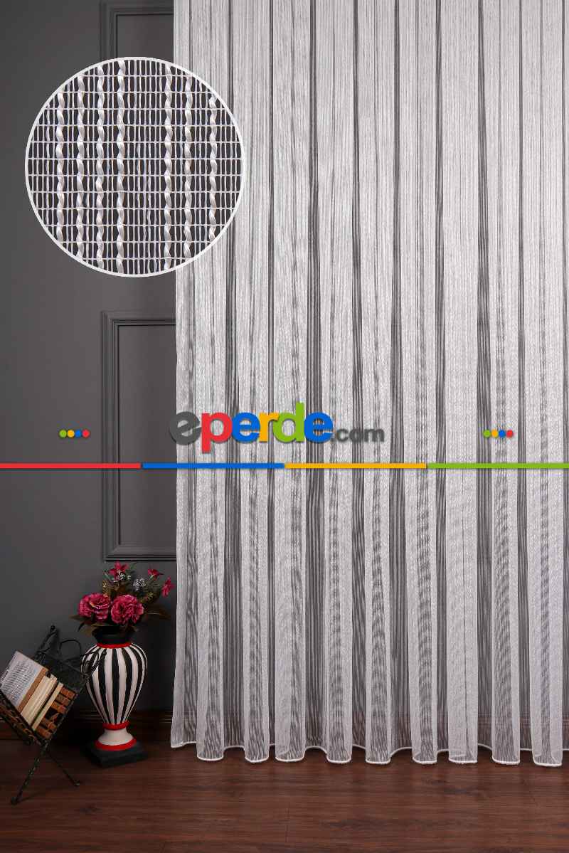 Çelik Armür Düz Tül Perde Akdz 994