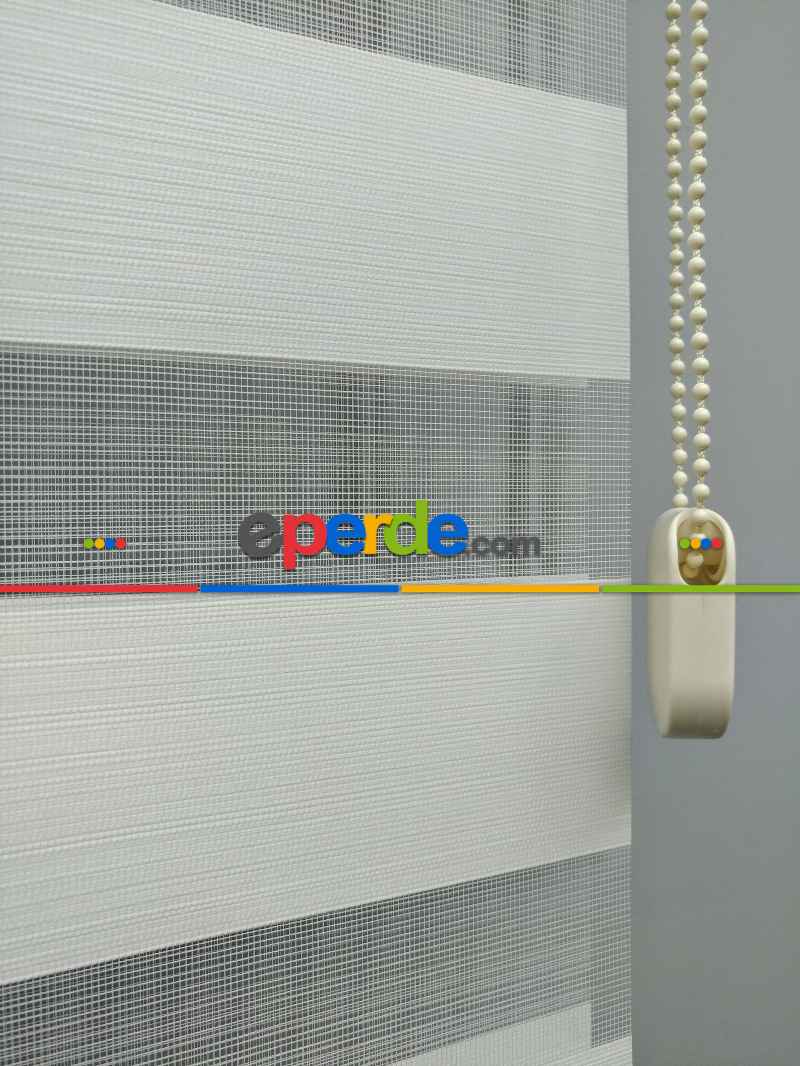 2025 Sezonu - Zebra Perde - Bambu Zebra Perde- Krem