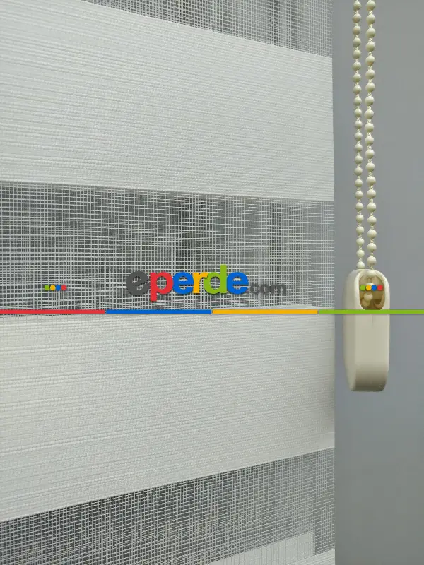 Salon Zebra Perde - 2021 Sezonu - Zebra Perde - Bambu Zebra Perde- Krem