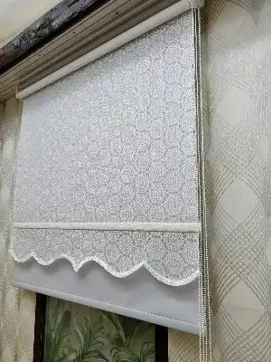 Çifli Sistem Tül Ve Stor Perde Bdz ( 806 )- Beyaz
