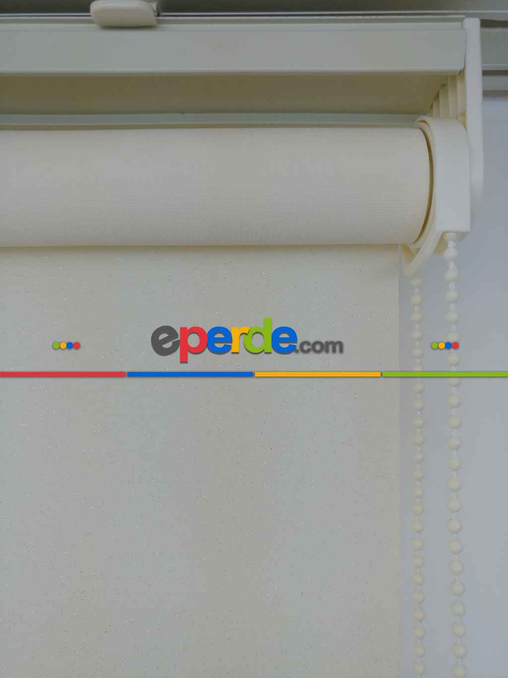 İthal Simli Stor Perde - Krem 100% Orjinal Ürün- Krem