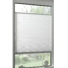 Plise Perde Beyaz - Cam Balkon Perdesi