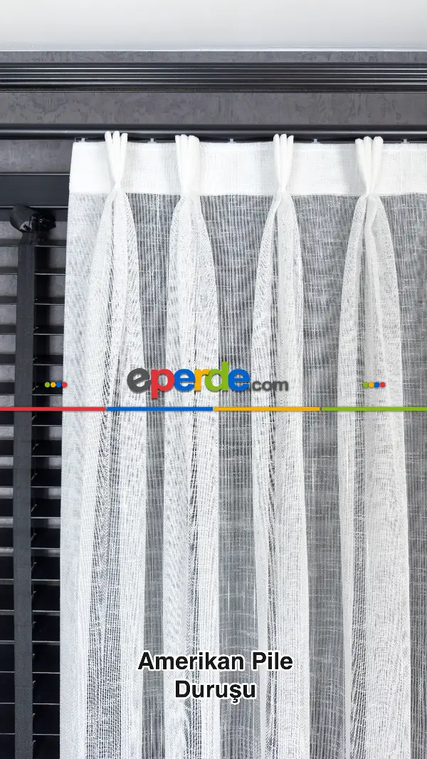 Natural Keten Tül Birinci Kalite İplikten Özel Üretilmiştir, Kurşunlu-katlamalı Etek, Standart Kanun Pile-es Pile-amerikan Pile-kuşgözü Seçeneğiyle