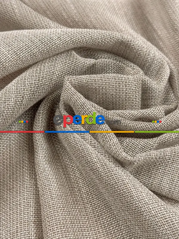 Etek Ucu Damask Nakışlı Düz Tül Perde, Özel Dokuma Premium Seri