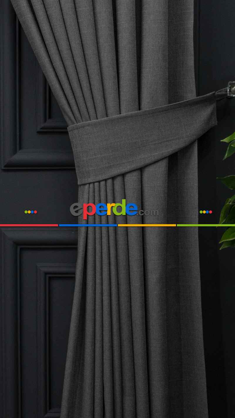 Yatak Odası - Keten Fon Perde 1.sınıf İplikten Üretilmiştir Kırşmaz Kumaş