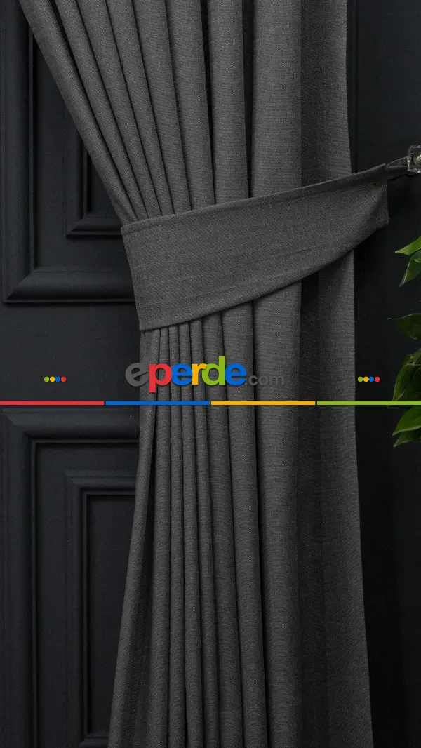 Yatak Odası - Keten Fon Perde 1.sınıf İplikten Üretilmiştir Kırşmaz Kumaş