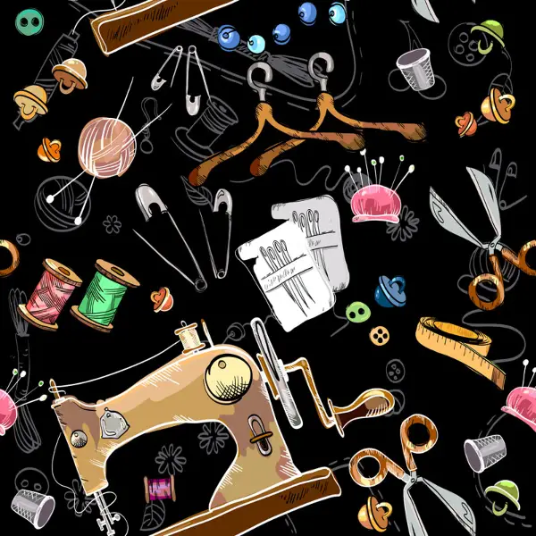 Dikiş Terzi Desenli Fon Perde Evm1095 Kumaşı Kalındır Duck Bezi Değildir- Siyah-Beyaz