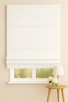 Katlamalı Perde Beyaz Fon Kumaş