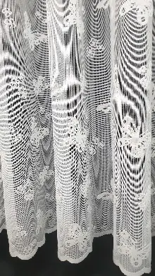 Bebek Odası -  Kelebek Desen Tül Çoçuk Odası Tül Perdesi