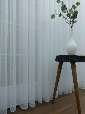 Perdeks Home Tül Perde 03 Lux Series- Ekru - Kurşunlu Tül