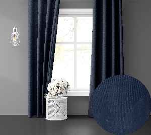 Uzay Mavisi Ada Fon Perde 51 Renk Seçeneği 150x260 Perle Home Daily Series 150cm X 260cm 