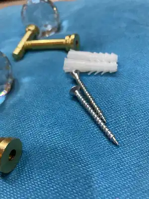Gold Kristal Taşlı Camlı Parlak Pipo Renso Fon Perde Bağlama Aparatı 2 Adet