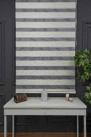 Zebra Perde -simli Kırık Pileli Zebra Perde