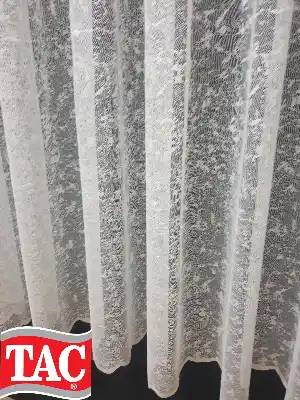 Taç Karlı Modern Tül Perde